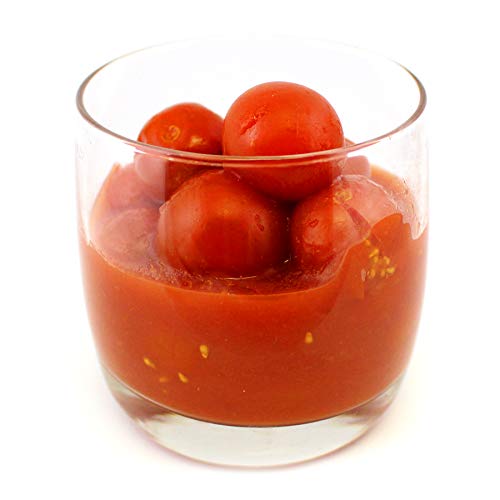 Giusto Sapore All Natural Italian Cherry Tomatoes Pomodorini -14oz- Premium Gourmet Gluten Free Fat Free Non GMO Brand - Imported from Italy and Family Owned - 6 Pack