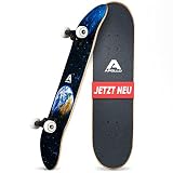 Apollo Skateboard | Cooles Kinder- und Profi-Board für Erwachsene | 7-lagiges Deck, Trendig, Medium Concave, ABEC-7 Kugellager | Top Fahreigenschaften bei Jedem Style
