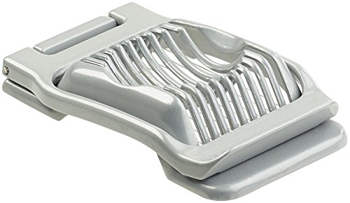 Foto von Rosenstein & Söhne Eierteiler: Vollmetall-Eierschneider mit 10 Edelstahl-Drähten, auch für Gemüse (Eierschneider Metall, Allesschneider, Zerkleinerer)