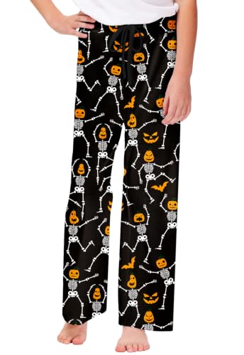 Image of Remimi Girl Boy Plaid Pants Drawstring Summer Casual Loose Bottoms 5-14 Years