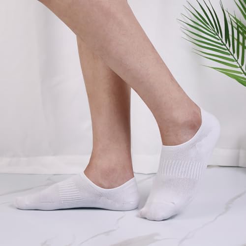 Mens No Show Socks 3 Pack Non-Slip Short Socks Low Cut Size 8-10/10-134