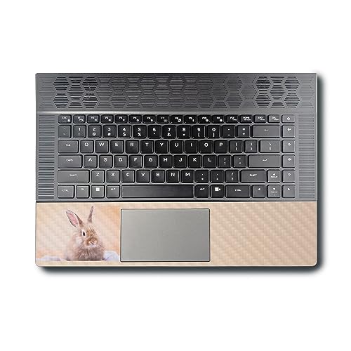 Image of MightySkins Carbon Fiber Skin Compatible with Alienware X16 R1 (2023) Full Wrap Kit - Bunny | Protective, Durable Textured Carbon Fiber Finish | Easy to Apply & Change Styles | Made in The USA