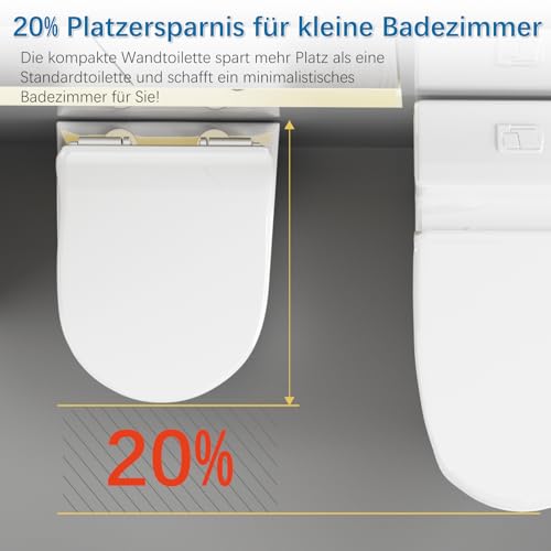 Wandhängende Toilette, – Bild 6