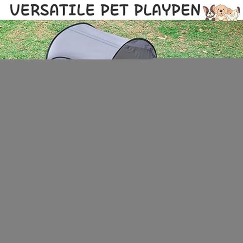 Parc pour chats portable pliable avec tunnel et jouets interactifs pour chaton
