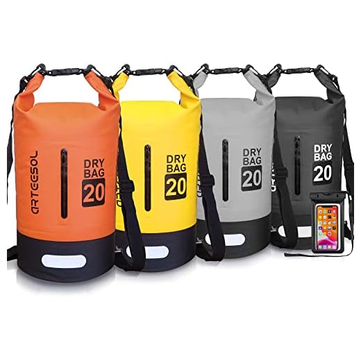 Blackace Bolsa Impermeable,5L 10L 20L 30L a Prueba de Agua Bolso Seco/Bolsa Seca Impermeable con Correa Ajustable Larga para Kayak Paseo en Barco Canoa/Pesca/Rafting/Natación/Snowboard
