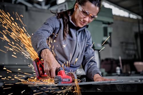 Original Einhell 5-tlg. Dünntrennscheiben-Set für Metall, Ø 115 mm (1 mm Stärke, MPA-zertifiziert, hohe Lebensdauer, präzise, gratarme Schnitte, für Winkelschleifer)