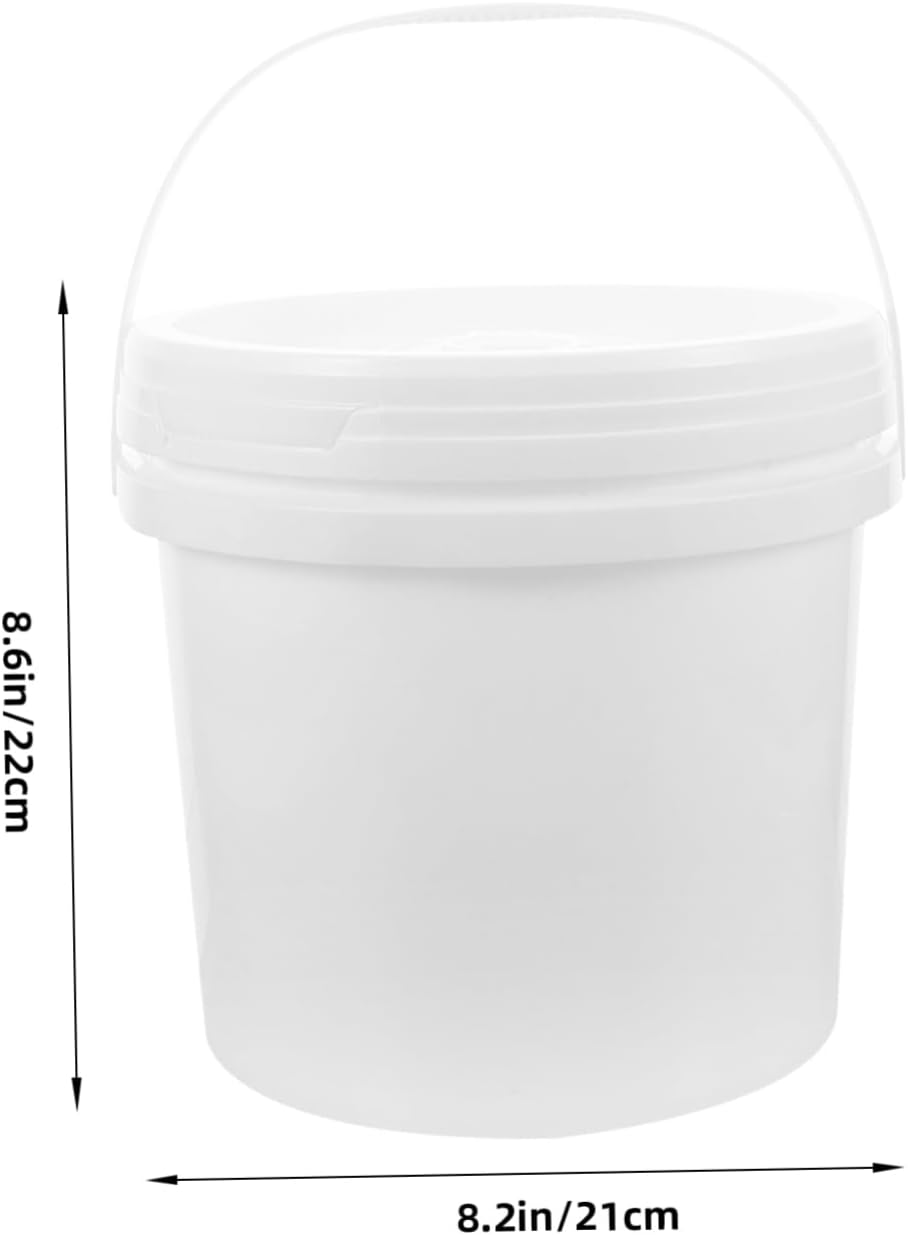 SHOWERORO Portable Wipes Bucket Handle Wipes Dispenser for Bathroom Tissue Holder for Car