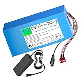 WSDAV 36V Lithium-ion Battery 36V 8Ah 10Ah 20Ah Rechargeable Battery with Charger and BMS for 288W 360W 720W Motor,36v20ah