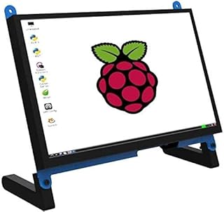 CUQI 7 Inch Touchscreen, 1024x600 HDMI Raspberry Pi Monitor with Stand, IPS Display Compatible with Raspberry Pi, Laptop, Gaming Devices, Win11/10/8/7