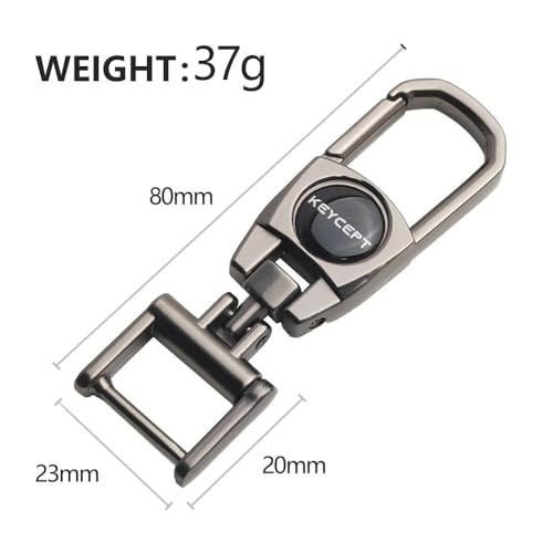 Image of KEYCEPT Gold Line TPU Key Cover Compatible for Ford Figo | Aspire | Endeavour | 3 Button Flip Key with Keychain. (Type 2, White)