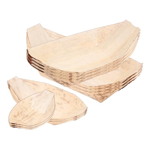 Platos desechables tipo barca para sushi 40 piezas miniatura 1