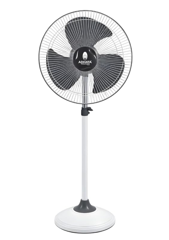 Image of Kaash Non-oscillating Ultra High Speed 2350 RPM (16 Inches) 400mm Bullet Fan /Pedestal Fan /Farrata Fan with Double Ball Bearing with 1 Year Manufacturer Warranty (White+Grey)
