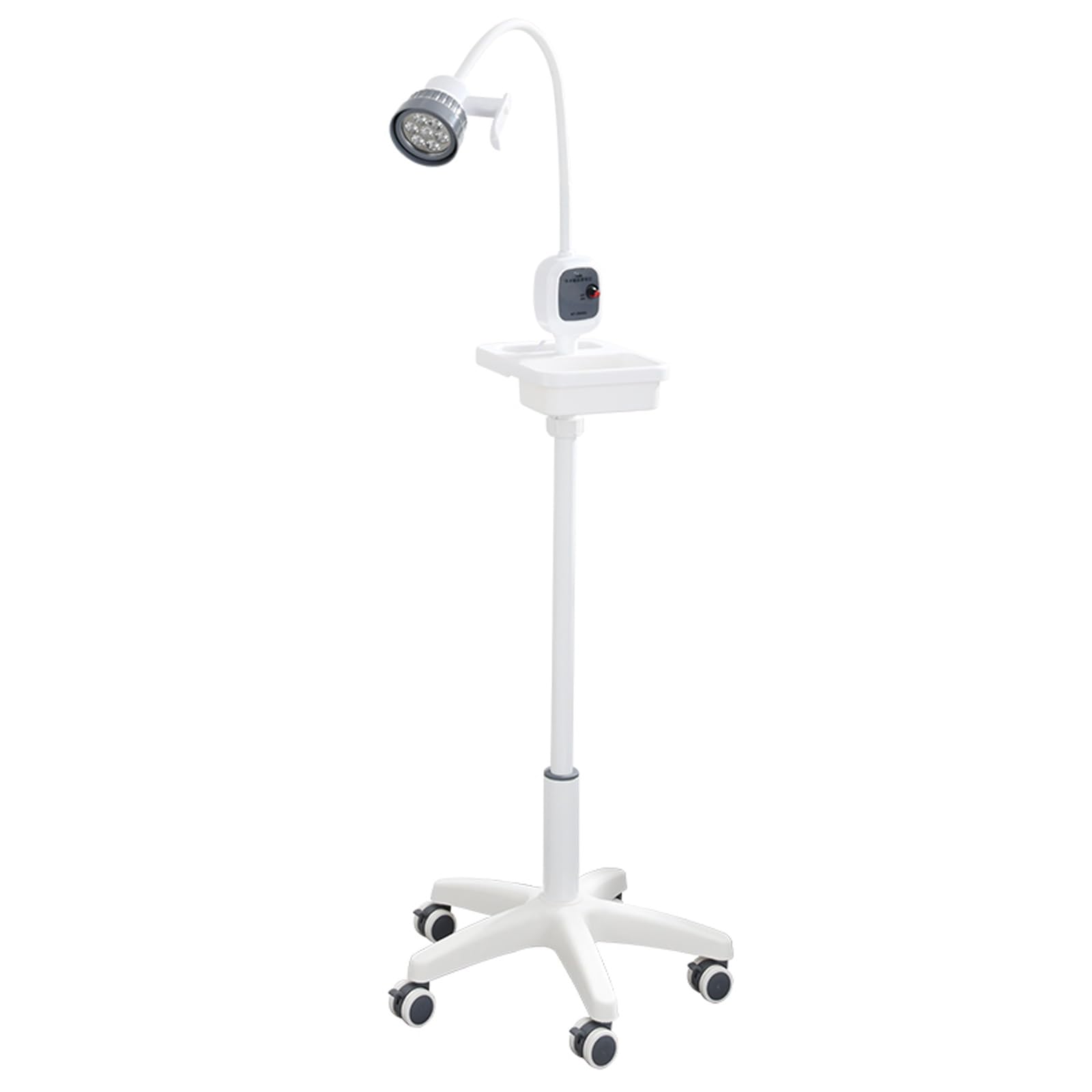 GBPLDMAQ Mobilna Chirurgiczna Lampa Medyczna, Lampa do Badań Medycyny Estetycznej, Lampa Medyczna Bezcieniowa ze Schowkiem, z Mobilnym Stojakiem