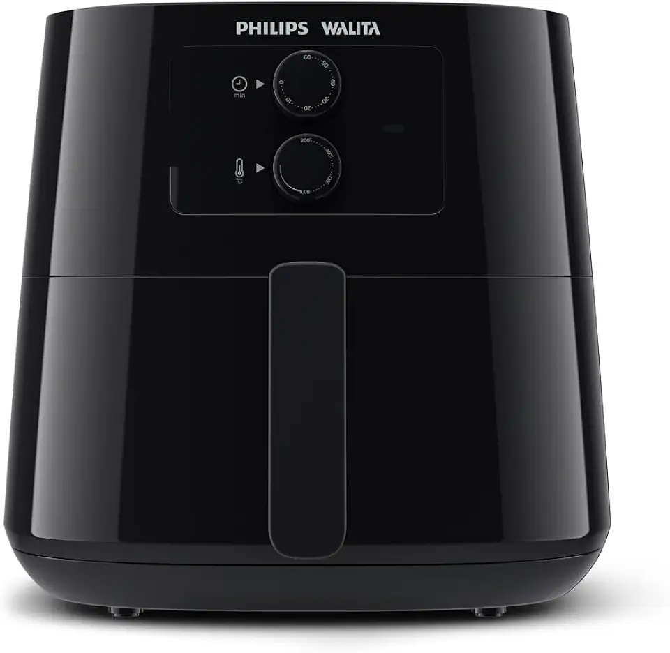 Fritadeira Airfryer Série 3000, Philips Walita, com 6.2L de capacidade, Preta, 2000W, 220v - HD9206/90