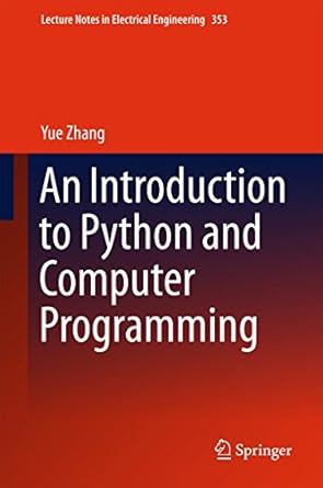 Amazon.com: An Introduction to Python and Computer Programming (Lecture ...