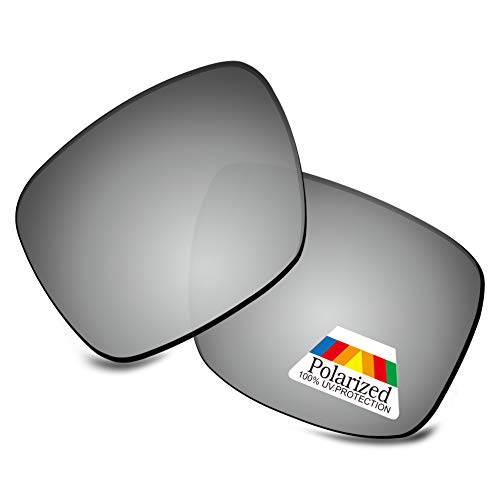 Image of Bwake Replacement Lenses for Oakley Double Edge Sunglasses OO9380 POLARIZED - Easy to Install | Anti Scratch