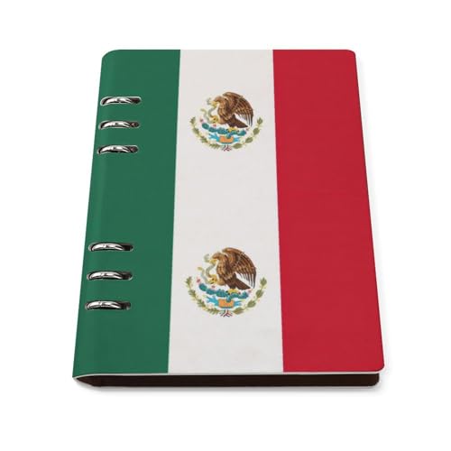 Carnet de notes A5 Mexique en cuir rechargeable, le cadeau idéal pour agenda et travail