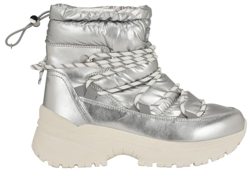 Nine West Women's Dyme Bootie, Silver 040, 6.5 by Nine West - Image 5