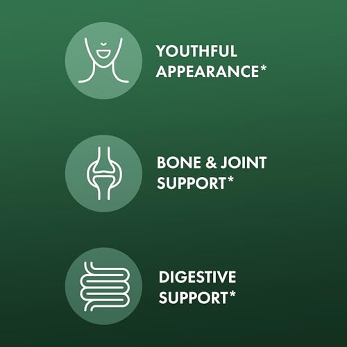 Image of Dr. Mercola Organic Bone Broth Collagen - Organically Raised Grass-Fed Beef - Dietary Supplement - Supports Bone and Joint Comfort - USDA Organic, Non-GMO - 90 Servings (270 Tablets)