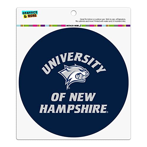 New Hampshire Wildcat Automotive Car Refrigerator Locker Vinyl Circle