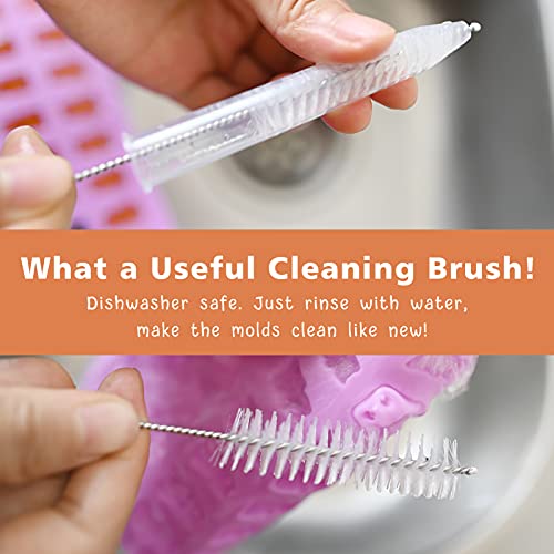 image for HKNMTT Gummy Bear Molds Silicone 32PCS, Non-stick Chocolate Candy Mold