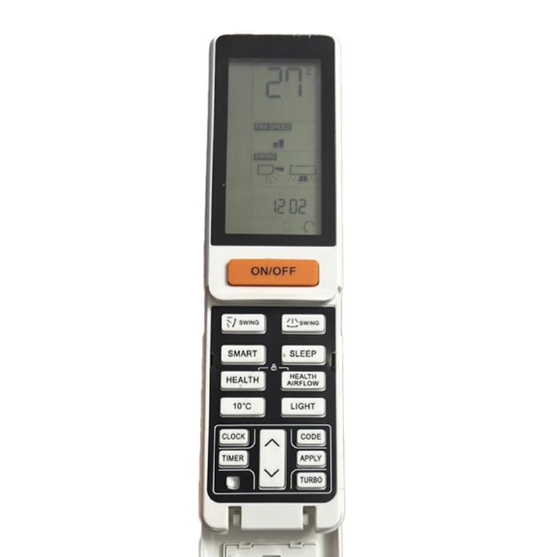 RESORB® RE 243 Compatible for HAIER AC Remote Control with ECO Sensor Button (Match Buttons with Your Old Remote Before Placing Order) 1