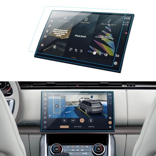 Range Rover Car Screen Protector for 2023 2024 2025 2026 Land Rover Range Rover (SE/Autobiography/First Edition/SV) Accessories Navigation Nano Screen Protector Cover HD Clear 13.1''-2pcs