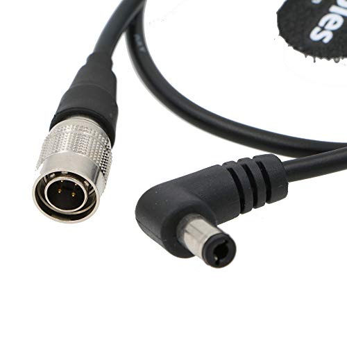 Câble Hirose 4 broches mâle DC jack coudé 45cm cordon alimentation Blackmagic 4K - 5
