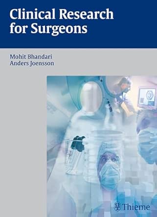 Clinical Research for Surgeons book cover