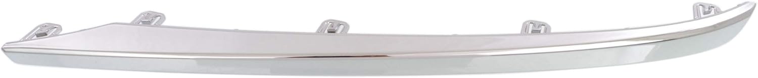 Evan Fischer Front Bumper Trim Compatible With 2015-2017 Acura TLX Chrome Passenger Side, Outer