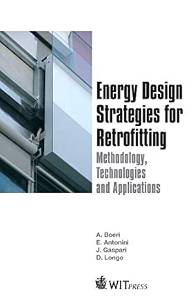 Energy Design Strategies for Retrofitting: Methodology, Technologies and Applications book cover
