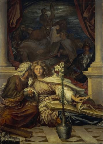 Peinture Britomart George Frederick Watts pour un bureau inspirant au quotidien