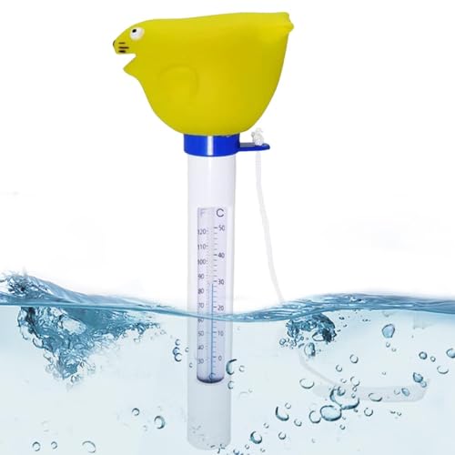 Thermomètre de piscine flottant testeur imperméable portable pour spa extérieur et intérieur