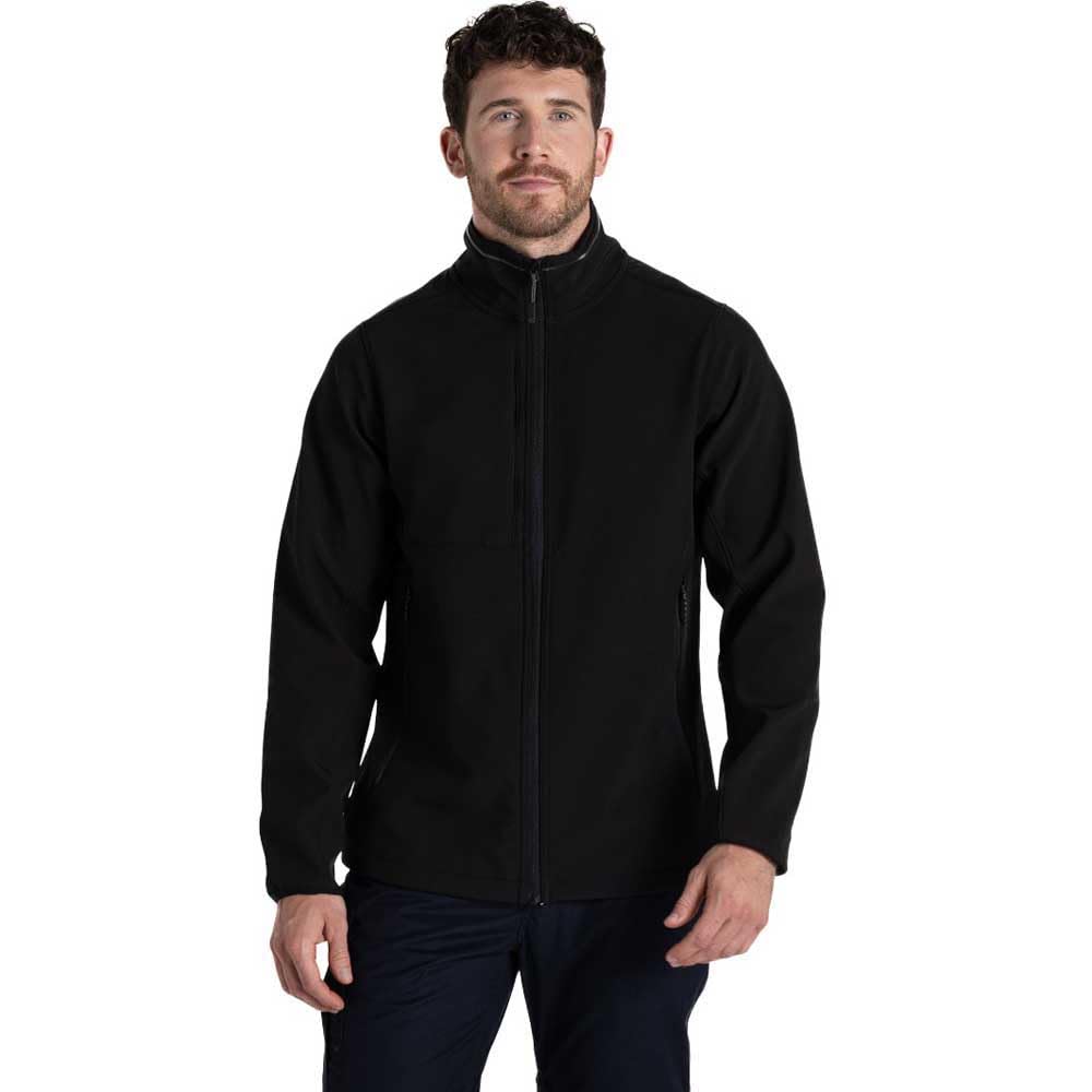 Craghoppers Mens Expert Basecamp Jacket Softshell, Black, L