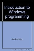 Introduction to Windows programming 0673380580 Book Cover