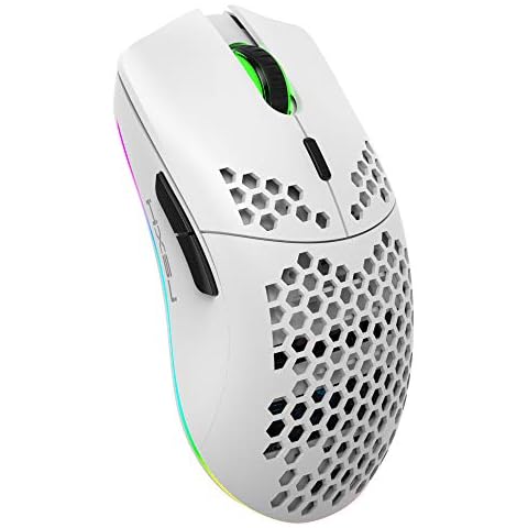 Wiederaufladbare Kabellose Honeycomb Gaming-Maus,Leicht mit 3200 DPI Cover