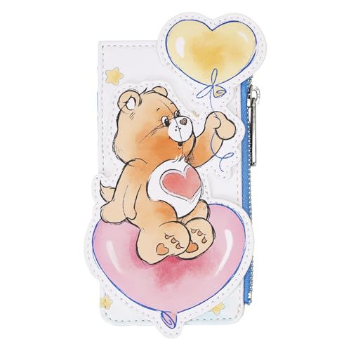 Image of Loungefly Care Bears Heart Balloon Card Holder