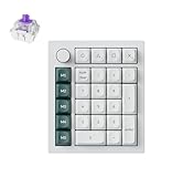 Pavé Numérique Magnétique avec 27 Touches: Le Keychron Q0 HE est un pavé numérique personnalisé équipé de interrupteurs magnétiques, d'une colonne de macros et d'une molette rotative. Grâce aux interrupteurs magnétiques Gateron à double rail offrant une réactivité optimale et des points d'activation ajustables, profitez d'une vitesse inégalée pour la saisie de données et les jeux compétitifs tels que les FPS ou osu!.