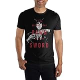 Bioworld Black Butler Pawn Or Your Sword Black Short Sleeve Tee Shirt-Large