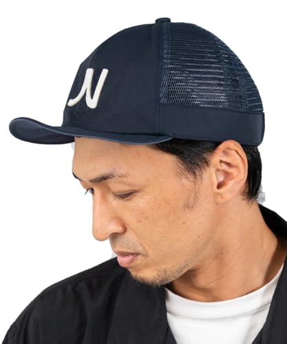 [ナコタ] BALL HIKE MESH CAP ロクヨンクロス 帽子 メッシュ キャップ アンパイアキャップ 撥水 XLサイズ ネイビー/Nロゴ