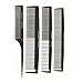 Cricket Carbon Combs Stylist, 4 Count