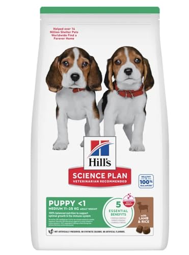 Hills Canine Puppy Healthy Development Lamm & Reis 12kg, 1er Pack (1 x 12 kg Packung)