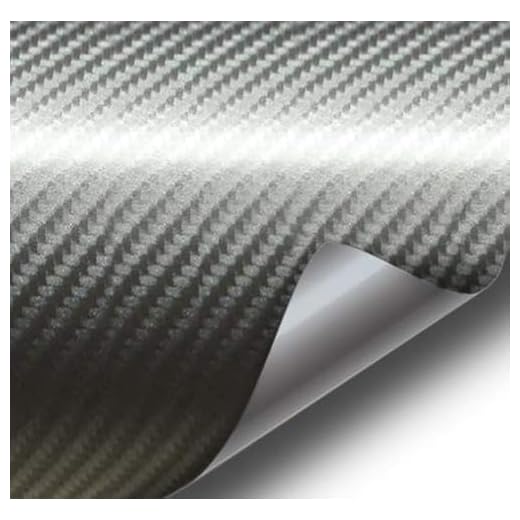 VViViD® Meteorite Dark Grey True R Carbon Fiber Vinyl Wrap Roll with Air Release Technology (1ft x 5ft)