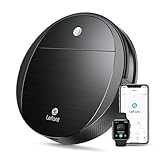 LEFANT M213 Robot Aspirapolvere Lavapavimenti mini,2200pa forte aspirazione,6D Sensore di Collisione,Ideale per peli di animali domestici, Moquette e Pavimento duro, Nero
