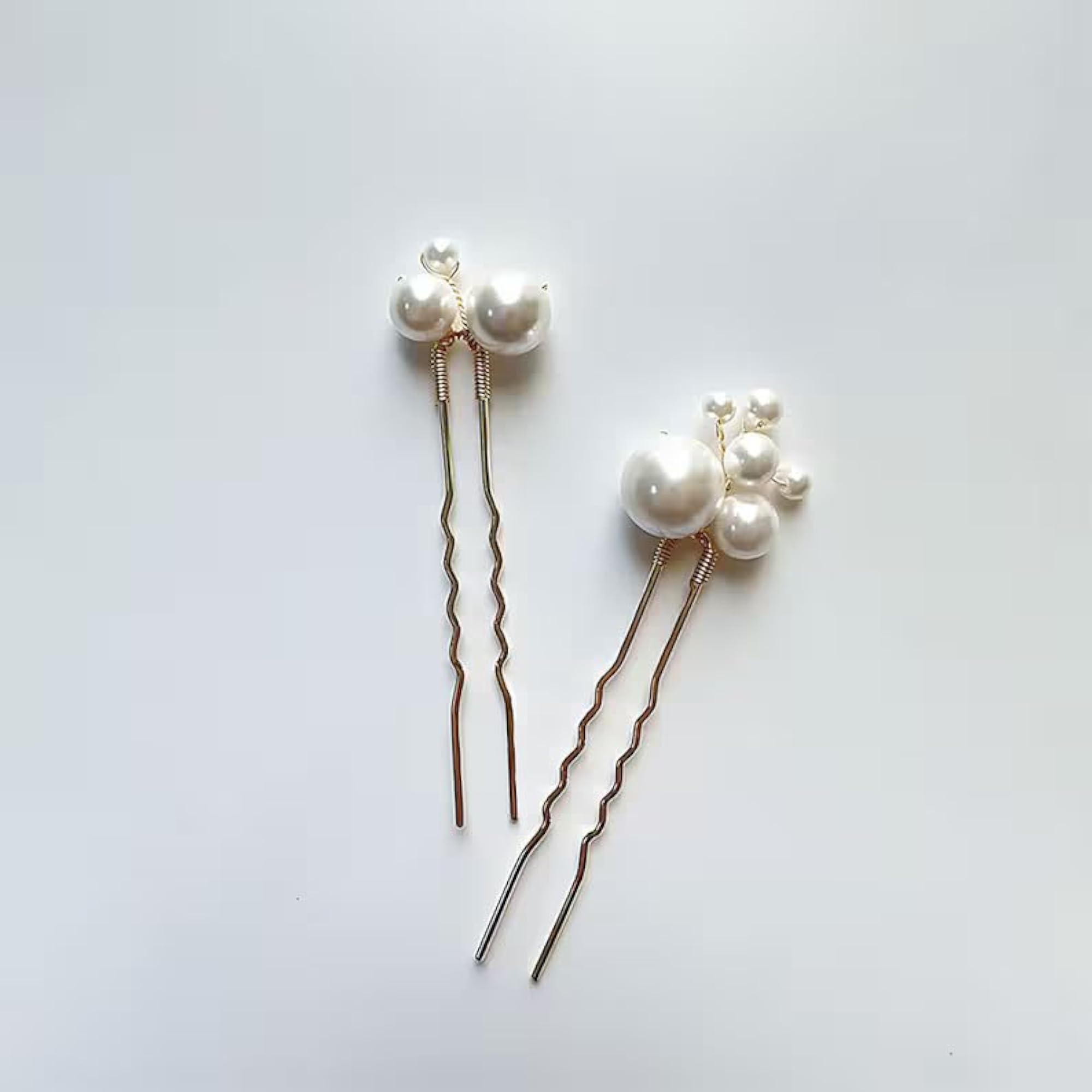 Bridal Pearl Hair Combs and Wedding Hairpins Set
