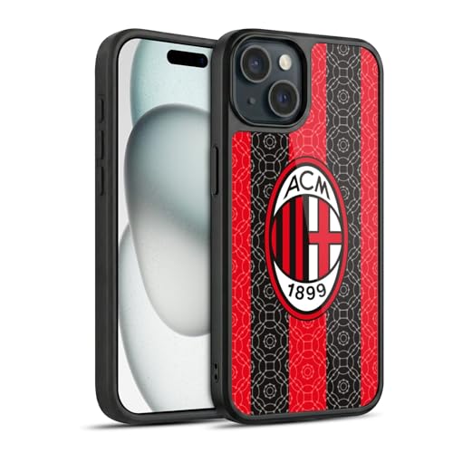 Protection militaire coque iPhone 15 AC Milan en gel renforcé antichoc