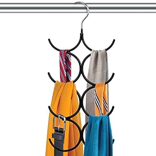 DOIOWN Scarf Hangers Belt Hangers Open Ended Tie,Legging,Tank Top Organizer Hangers Holder Closet