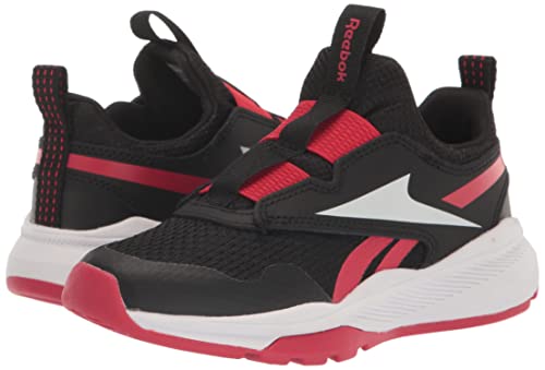 Reebok Boy's Xt Sprinter Slip On Running Shoe, Black/White/Vector Red, 13.5 Little Kid #TOP6