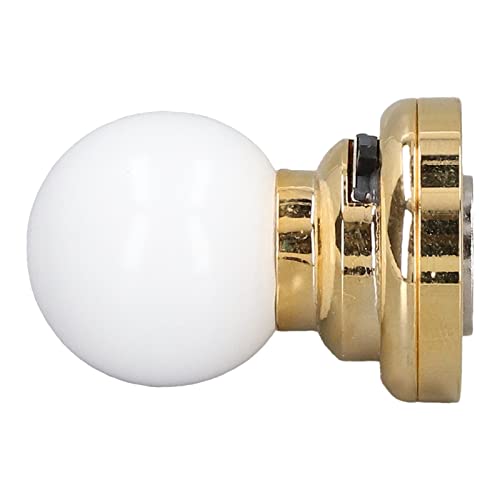 Taidda Lampada da Soffitto Rotonda in Miniatura Alimentata a Batteria con Base in Metallo per la Decorazione LED della Casa delle Bambole, per i Fan dei Mobili delle Box/Cover delle Bambole in Scala