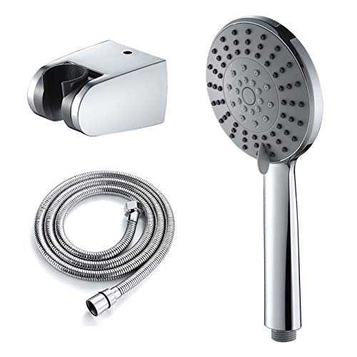 Pommeau de douche à main chromé avec ensemble universel 5 modes - 2